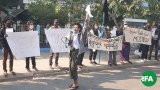 မန္တလေးမှာ ဆန္ဒပြခဲ့တဲ့ ဒေါက်တာတေဇာဆန်းနဲ့ ဆက်သွယ်မေးမြန်းချက်
