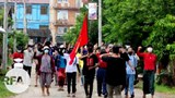 ထားဝယ်မြို့မှာ လူငယ်တွေ ဆိုင်ကယ်သပိတ်နဲ့ ဆန္ဒပြ
