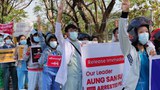 ဆန္ဒပြမှုတွေမှာ ရှေ့တန်းကပါနေတဲ့ ကျန်းမာရေး အင်အားစုများ