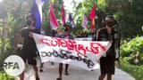 ပေါင်မြို့နယ်မှာ စစ်အာဏာဆန့်ကျင်ရေးပင်မသပိတ်စစ်ကြောင်း ဆန္ဒပြ