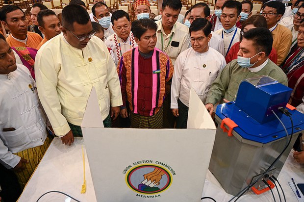 ၂၀၂၅ မှာ ရွေးကောက်ပွဲကျင်းပနိုင်ခြေရှိတယ်လို့ ကြံ့ခိုင်ဖွံ့ဖြိုးရေးပါတီ ခန့်မှန်း ၂၀၂၅ မှာ ရွေးကောက်ပွဲကျင်းပနိုင်ခြေရှိတယ်လို့ ကြံ့ခိုင်ဖွံ့ဖြိုးရေးပါတီ ခန့်မှန်း