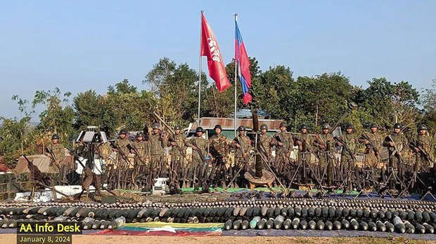 အမ်းအခြေစိုက် အနောက်ပိုင်းတိုင်းစစ်ဌာနချုပ်ကို AA တိုက်ခိုက် အမ်းအခြေစိုက် အနောက်ပိုင်းတိုင်းစစ်ဌာနချုပ်ကို AA တိုက်ခိုက်