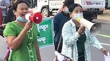တပ်ရဲ့မဲစာရင်း စိစစ်ထုတ်ပြန်မှုကို ပျော်ဘွယ်နဲ့ မိတ္ထီလာမှာ ထောက်ခံဆန္ဒပြ