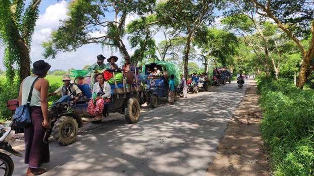 ရွှေဘိုမှာ လက်နက်ကြီးကြောင့် တစ်ဦး သေဆုံး၊ သုံးဦး ဒဏ်ရာရ ရွှေဘိုမှာ လက်နက်ကြီးကြောင့် တစ်ဦး သေဆုံး၊ သုံးဦး ဒဏ်ရာရ