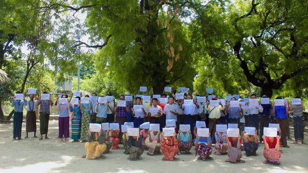 ဝင်းနိမ္မိတာရုံ ဆရာတော် သတ်ဖြတ်ခံရမှု မြောင်မြို့နယ်မှာ ဆန္ဒပြ ဝင်းနိမ္မိတာရုံ ဆရာတော် သတ်ဖြတ်ခံရမှု မြောင်မြို့နယ်မှာ ဆန္ဒပြ