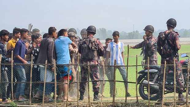 မော်တာကျည်ကျရောက်မှု မြန်မာကို ဘင်္ဂလားဒေ့ရှ် ပြင်းပြင်းထန်ထန် သတိပေး မော်တာကျည်ကျရောက်မှု မြန်မာကို ဘင်္ဂလားဒေ့ရှ် ပြင်းပြင်းထန်ထန် သတိပေး