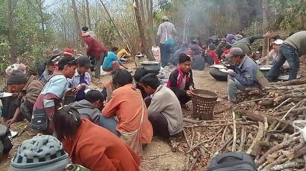 ချင်းပြည်နယ် စစ်ဘေးဒုက္ခသည်စခန်းနဲ့ ရွာအချို့မှာ ငှက်ဖျား‌ဖြစ်သူများလာ