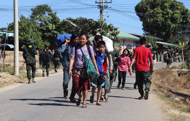 လွိုင်ကော်မှာ လူဦးရေ သုံးပုံနှစ်ပုံ မြို့ကို စွန့်ခွာထွက်ပြေး