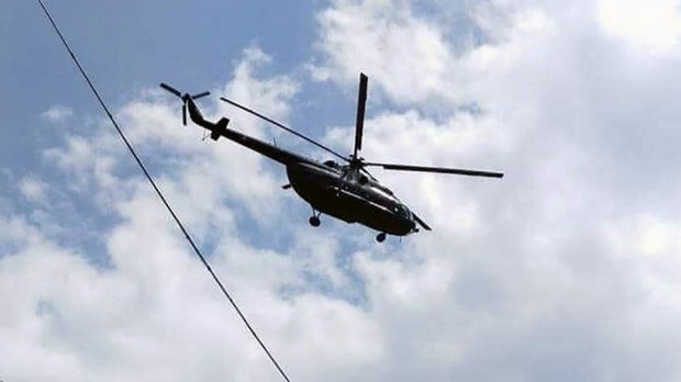 ဒီပဲယင်းမှာ ရဟတ်ယာဉ်နဲ့ လာပစ်တာကြောင့် ဒေသခံ တစ်သောင်းနီးပါး ထွက်ပြေးနေရ