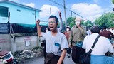 လုံခြုံရေးတင်းကျပ်တဲ့ မန္တလေးမြို့လယ်မှာ ဒေါက်တာတေဇာစန်းတို့အဖွဲ့ ဆန္ဒပြ