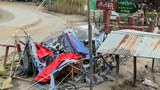 တီးတိန်မြို့အဝင်က စစ်ကောင်စီရဲ့ စစ်ဆေးရေးဂိတ်ကို မီးရှို့ဖျက်ဆီး