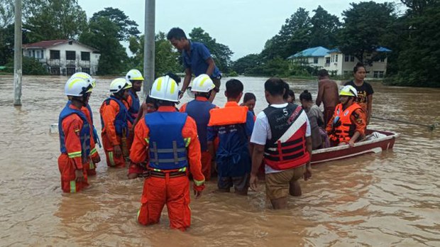 တောင်ငူခရိုင်မှာ လူရှစ်သောင်းနီးပါး ရေဘေးလွတ်ရာ ရွှေ့ပြောင်း တောင်ငူခရိုင်မှာ လူရှစ်သောင်းနီးပါး ရေဘေးလွတ်ရာ ရွှေ့ပြောင်း