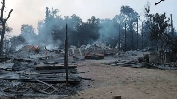 အာဏာသိမ်းပြီးနောက်ပိုင်း စစ်ကောင်စီက အရပ်သားနေအိမ်တစ်သိန်းကျော်ကို မီးရှို့ဖျက်ဆီး အာဏာသိမ်းပြီးနောက်ပိုင်း စစ်ကောင်စီက အရပ်သားနေအိမ်တစ်သိန်းကျော်ကို မီးရှို့ဖျက်ဆီး