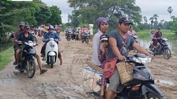 တိုက်ပွဲကြောင့် မုန်းမြို့ ကျေးရွာ ၂၆ ရွာက ဒေသခံတွေ ထွက်ပြေးရ တိုက်ပွဲကြောင့် မုန်းမြို့ ကျေးရွာ ၂၆ ရွာက ဒေသခံတွေ ထွက်ပြေးရ