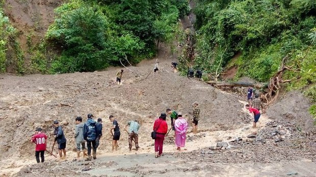 ရေကြီးရေလျှံမှုတွေ သတိထားဖို့ KNDF သတိပေး ရေကြီးရေလျှံမှုတွေ သတိထားဖို့ KNDF သတိပေး