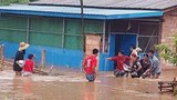 ကျောက်မဲမြို့ လူနေရပ်ကွက်အချို့ ရေကြီးနေ