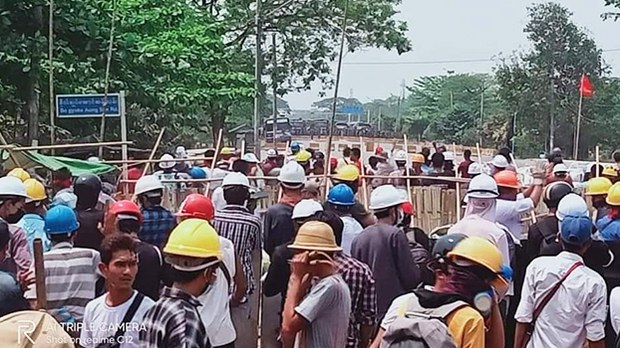 ရန်ကုန်တိုင်း မြို့နယ် ခြောက်မြို့နယ်ကို စစ်အုပ်ချုပ်ရေး ကြေညာ