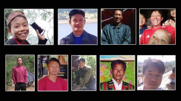 မတူပီမြို့နယ်မှာ သတင်းထောက်နဲ့ ကလေး အပါအဝင် လူ ၁၀ ဦး သတ်ဖြတ်ခံရ