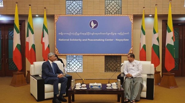 တရုတ်သံအမတ်နဲ့ စစ်ကောင်စီ ငြိမ်းချမ်းရေးဖော်ဆောင်မှု ဥက္ကဋ္ဌတို့ နေပြည်တော်မှာ တွေ့ဆုံ တရုတ်သံအမတ်နဲ့ စစ်ကောင်စီ ငြိမ်းချမ်းရေးဖော်ဆောင်မှု ဥက္ကဋ္ဌတို့ နေပြည်တော်မှာ တွေ့ဆုံ