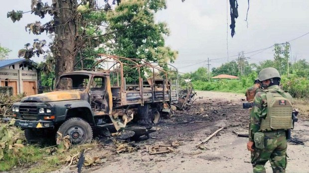 မိုးမောက်မြို့ကို ပြန်လည်ရရှိရေး စစ်ကောင်စီတပ် တန်ပြန်ထိုးစစ်ဆင် မိုးမောက်မြို့ကို ပြန်လည်ရရှိရေး စစ်ကောင်စီတပ် တန်ပြန်ထိုးစစ်ဆင်