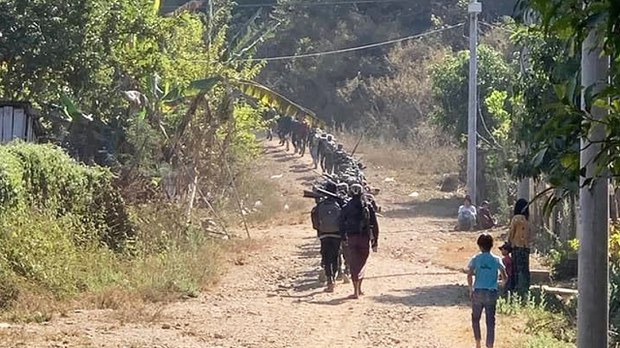 ဂန့်ဂေါက ငါးရက်ကြာတိုက်ပွဲမှာ စစ်ကောင်စီဘက်က ၂၀ ကျော်သေဆုံး