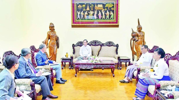 မြန်မာမှာ အကူအညီပေးရေးကိစ္စတွေအတွက် UNOCHA အကြီးအကဲ စစ်ကောင်စီနဲ့တွေ့ မြန်မာမှာ အကူအညီပေးရေးကိစ္စတွေအတွက် UNOCHA အကြီးအကဲ စစ်ကောင်စီနဲ့တွေ့