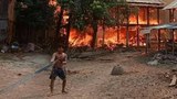 ရေစကြို ရေလယ်ကျွန်းဒေသ ရွာလေးရွာက နေအိမ် ၇၀ ကျော် မီးရှို့ခံရ