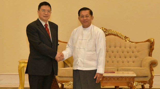 သုံးလအတွင်း စစ်ကောင်စီဥက္ကဋ္ဌနဲ့ တရုတ်အထူးကိုယ်စားလှယ် နှစ်ကြိမ်တွေ့ သုံးလအတွင်း စစ်ကောင်စီဥက္ကဋ္ဌနဲ့ တရုတ်အထူးကိုယ်စားလှယ် နှစ်ကြိမ်တွေ့