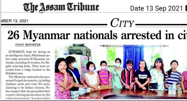 အာသံပြည်နယ်မှာ မြန်မာနိုင်ငံသား ၂၆ ဦးကို အိန္ဒိယရဲတပ်ဖွဲ့ ဖမ်းဆီး အာသံပြည်နယ်မှာ မြန်မာနိုင်ငံသား ၂၆ ဦးကို အိန္ဒိယရဲတပ်ဖွဲ့ ဖမ်းဆီး