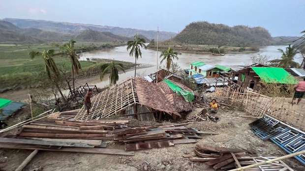 မိုခါမုန်တိုင်းသင့်ဒေသမှာ သွားလာခွင့်ဆိုင်းငံ့ခံထားရဆဲဖြစ်ကြောင်း UN OCHA ပြော မိုခါမုန်တိုင်းသင့်ဒေသမှာ သွားလာခွင့်ဆိုင်းငံ့ခံထားရဆဲဖြစ်ကြောင်း UN OCHA ပြော