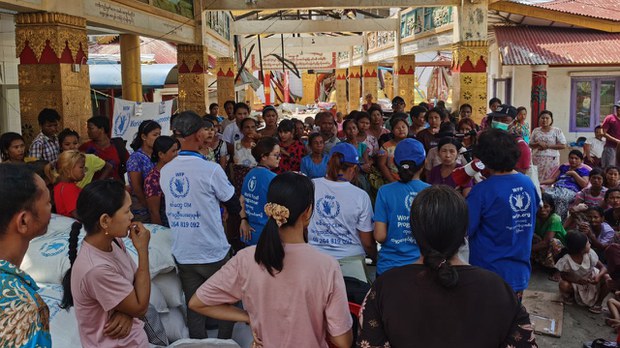 မိုခါမုန်တိုင်းသင့် လူရှစ်သိန်းကို အရေးပေါ်ကူညီဖို့ WFP ဆောင်ရွက်နေ မိုခါမုန်တိုင်းသင့် လူရှစ်သိန်းကို အရေးပေါ်ကူညီဖို့ WFP ဆောင်ရွက်နေ