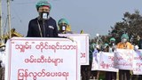 မိုးညှင်းဒေသခံ ၁၅၀ ခန့် KIA ကို ကန့်ကွက်ဆန္ဒပြ