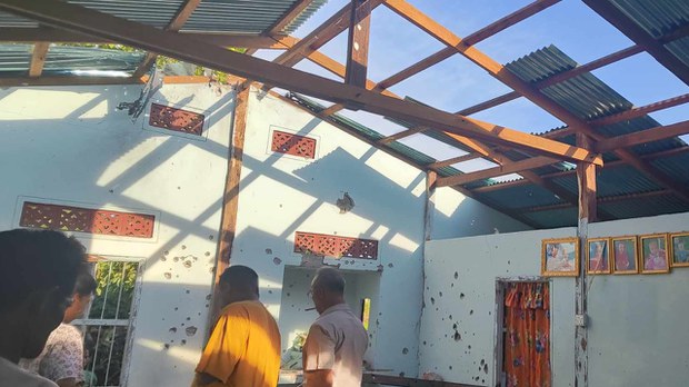 မြိုင်မှာ စာသင်ကျောင်းနဲ့ ဘာသာရေးဆိုင်ရာ အဆောက်အအုံတွေ ဗုံးကြဲခံရ မြိုင်မှာ စာသင်ကျောင်းနဲ့ ဘာသာရေးဆိုင်ရာ အဆောက်အအုံတွေ ဗုံးကြဲခံရ