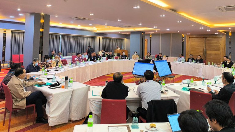 ၂ဝ၂၄ ခုနှစ် မတ်လ ၁၈ ရက်နေ့က ထိုင်းနိုင်ငံ၊ ချင်းမိုင်မြို့တွင် NCA လက်မှတ်ထိုးထားသည့် တိုင်းရင်းသားလက်နက်ကိုင်အဖွဲ့ခုနစ်ဖွဲ့ အစည်းအဝေး ကျင်းပခဲ့စဉ်။ (Photo: NCA-S EAO)