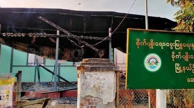 ဆောမြို့မှာ ရုံးအဆောက်အအုံ ကိုးခု တိုက်ခိုက်မီးရှို့ခံရ ဆောမြို့မှာ ရုံးအဆောက်အအုံ ကိုးခု တိုက်ခိုက်မီးရှို့ခံရ