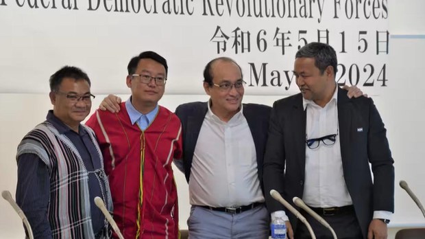 NUG နဲ့ တိုင်းရင်းသားသုံးဖွဲ့ခေါင်းဆောင်တွေ ဂျပန်ကို အကူအညီတောင်း NUG နဲ့ တိုင်းရင်းသားသုံးဖွဲ့ခေါင်းဆောင်တွေ ဂျပန်ကို အကူအညီတောင်း