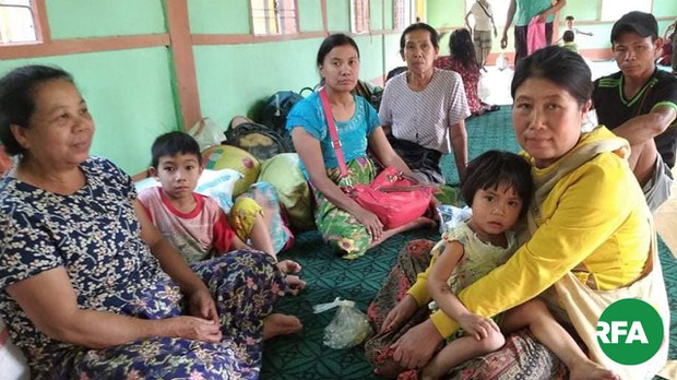 သီပေါကို စစ်ရှောင် ၁၀၀ ကျော် ထွက်ပြေးလာ