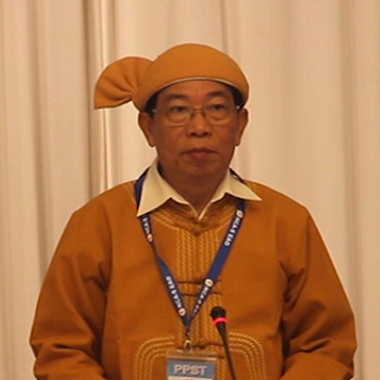 ငြိမ်းချမ်းရေး လုပ်ငန်းစဉ် ဦးဆောင်အဖွဲ့ PPST ယာယီ အဖွဲ့ခေါင်းဆောင် ဗိုလ်ချုပ်ကြီး ယွက်စစ်ကို တွေ့ရစဥ်