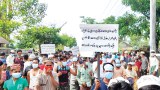 AA အလိုမရှိကြောင်း ကန့်ကွက်မှုတွေလုပ်ဖို့ မာန်အောင်ဒေသခံတွေ ဖိအားပေးခံရ