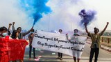 လက်ပံတောင်းမှာ တရုတ်အစိုးရကို ဆန့်ကျင်ဆန္ဒပြ