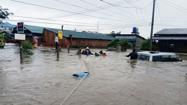 ပြင်ဦးလွင်မြို့က ရပ်ကွက်အချို့ ရေကြီးရေလျှံမှုဖြစ် ပြင်ဦးလွင်မြို့က ရပ်ကွက်အချို့ ရေကြီးရေလျှံမှုဖြစ်