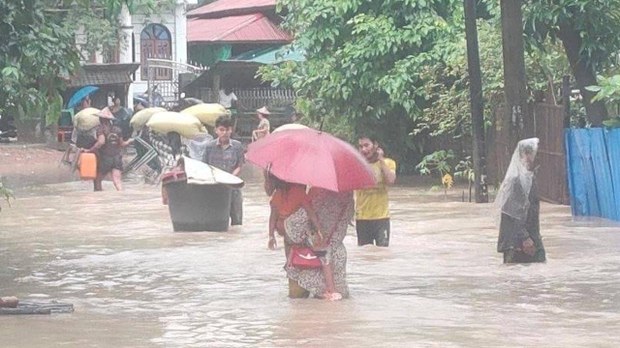ရခိုင်ပြည်နယ်မြောက်ပိုင်းက မြို့နယ်သုံးခုမှာ ရေဘေးကြုံ