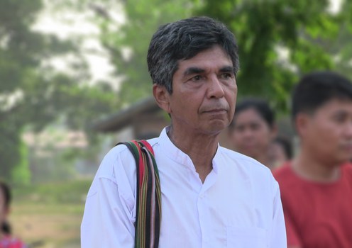 ၂၀၂၅ မေလ ၅ ရက်နေ့က ကွယ်လွန်သွားသည့် ဦးဦးလှစောအား တွေ့ရစဉ်။