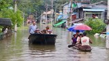 မြစ်ရေကြီးတာကြောင့် မြို့ ၁၂ ခုမှာ ရေဘေးကြုံတွေ့