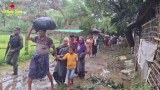 ဘင်္ဂလားဒေ့ရှ်ကို နယ်စပ်ဖြတ်ကျော်ကူးသွားဖို့ ထောင်နဲ့ချီတဲ့ရိုဟင်ဂျာတွေ စောင့်ဆိုင်းနေ
