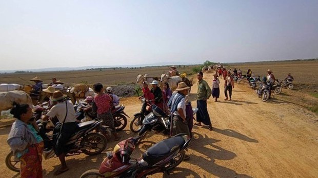 စစ်ကိုင်းမှာ စစ်ကြောင်းထိုးစီးနင်းမှုနဲ့ လက်နက်ကြီးကြောင့် သုံးဦး သေဆုံး စစ်ကိုင်းမှာ စစ်ကြောင်းထိုးစီးနင်းမှုနဲ့ လက်နက်ကြီးကြောင့် သုံးဦး သေဆုံး