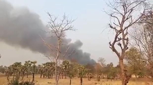 စလင်းမှာ ရွာနှစ်ရွာ မီးရှို့ခံရ စလင်းမှာ ရွာနှစ်ရွာ မီးရှို့ခံရ