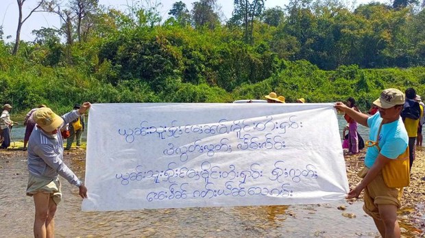 ရေကာတာစီမံကိန်းတွေရပ်တန့်ဖို့ ရှမ်းပြည်နယ်က ဒေသခံတွေတောင်းဆို ရေကာတာစီမံကိန်းတွေရပ်တန့်ဖို့ ရှမ်းပြည်နယ်က ဒေသခံတွေတောင်းဆို