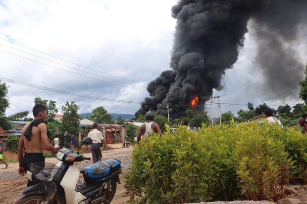 စစ်ကောင်စီတိုက်ခိုက်မှုကြောင့် တစ်လခွဲအတွင်း အရပ်သား ၅၅ ဦးသေဆုံးကြောင်း SHRF ထုတ်ပြန် စစ်ကောင်စီတိုက်ခိုက်မှုကြောင့် တစ်လခွဲအတွင်း အရပ်သား ၅၅ ဦးသေဆုံးကြောင်း SHRF ထုတ်ပြန်