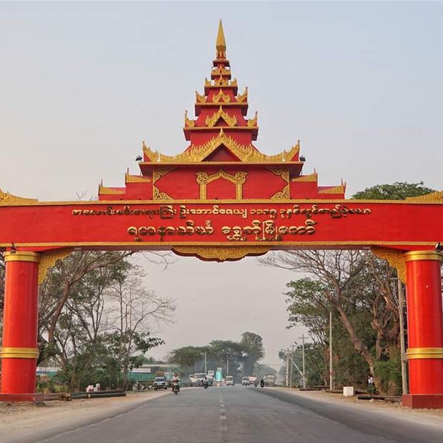 ရွှေဘိုမြို့စျေးထဲ လက်နက်ကြီးကျလို့ လူငါးဦး ဒဏ်ရာရ